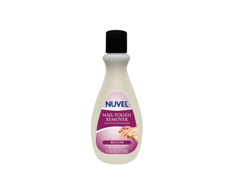 Nuvel Regular Nail Polish Remover, Regular, 6 fl oz/177 mL