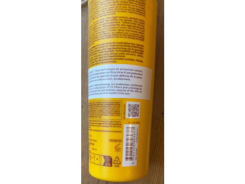 Bioderma Photoderm Spray SPF 50 +, 6.7 fl oz/200 mL