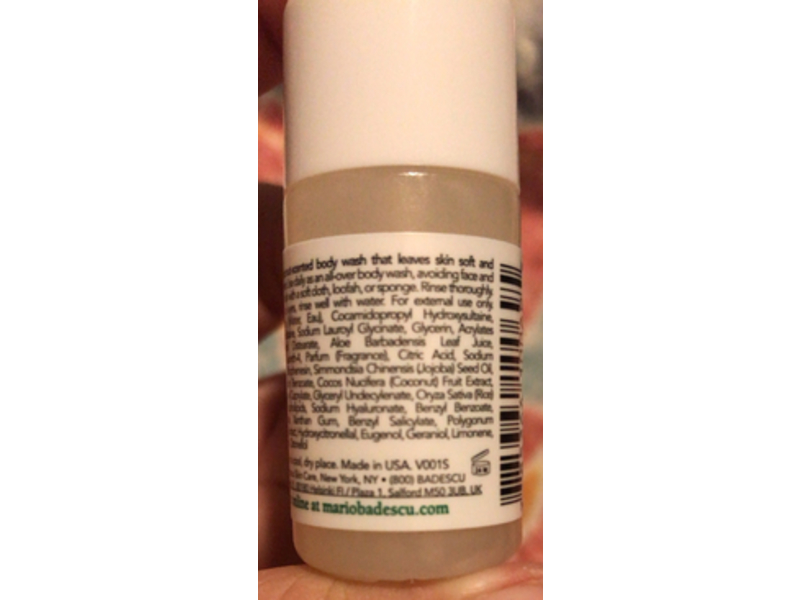 Mario Badescu Skin Care Body Soap, Coconut, 0.5 fl oz/15 mL