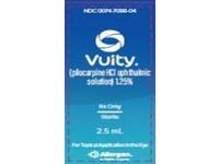 Vuity (pilocarpine HCL solution) 1.25%, 2.5 mL, Allergan (Rx) - Image 2