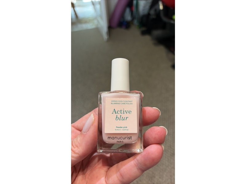 Manicurist Powder Pink Blurring Care Polish, Active Blur, 0.5 fl oz/15 mL