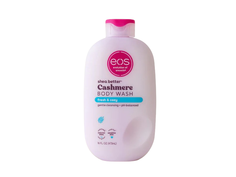 EOS Shea Better Cashmere Body Wash, Fresh & Cozy, 16 fl oz/473 mL