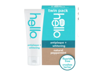 Hello Antiplaque + Whitening Fluoride Free Toothpaste Twin Pack, Crushes Tartar Natural Peppermint, 10 oz/282 g, 2 Count - thumbnail 1