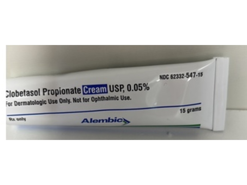 Clobetasol Propionate Cream USP, 0.05%, 15 g, Alembic (RX)