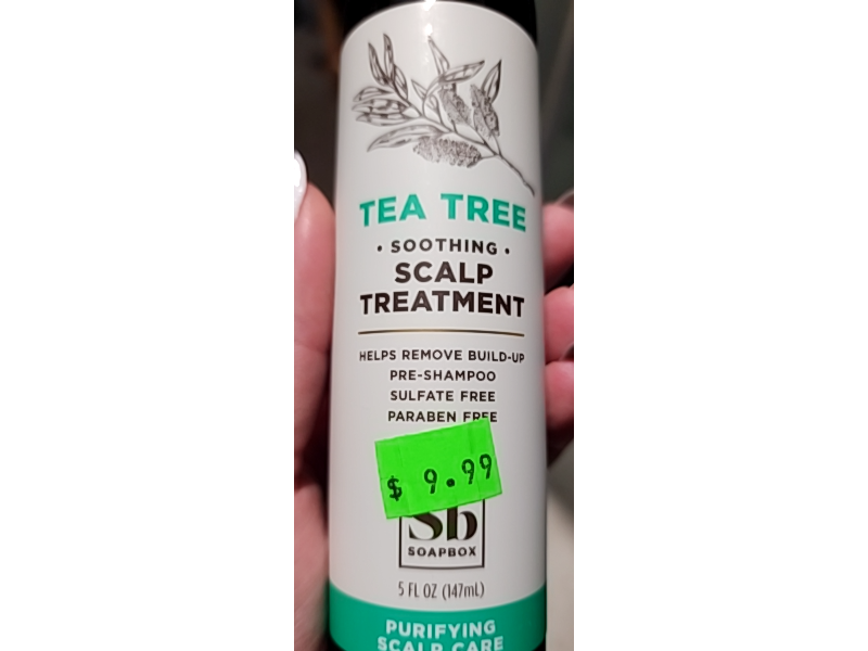 Soapbox Soothing Scalp Treatment, Tea Tree, 5 fl oz/147 mL