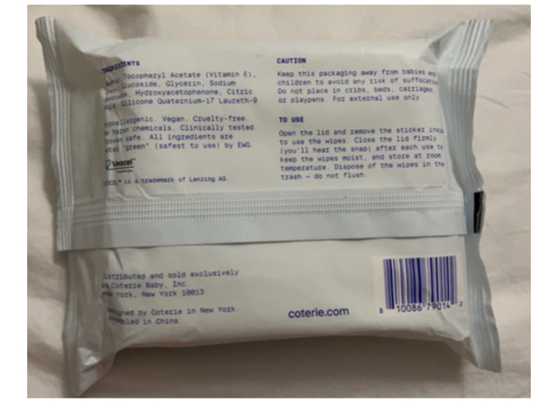 Coterie The Wipe, 18 Count, Pack Of 16