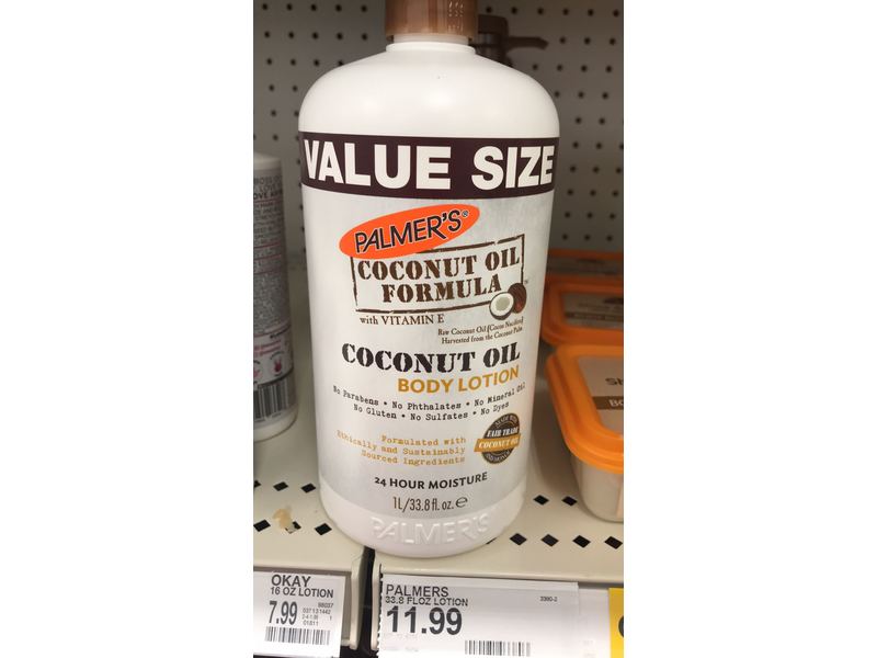 Palmer's Coconut Oil Formula Coconut Oil Body Lotion, 33.8 fl oz  Ingredients and Reviews