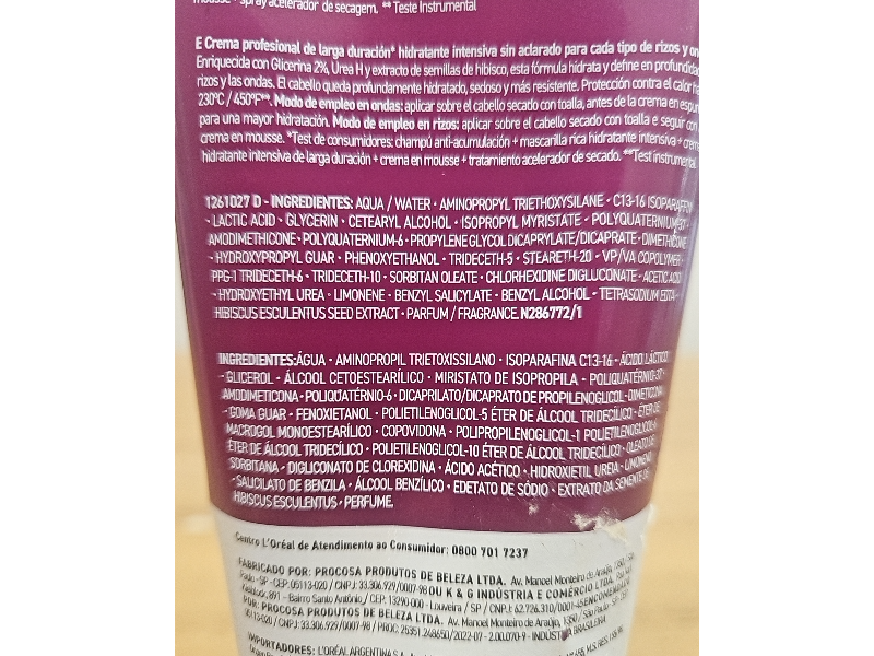 L'Oreal Professionnel Paris Curl Expression Moisturizing Leave-In Cream, 200 mL