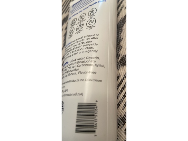 Cleure Original Toothpaste, 4 oz/113.4 g, Pack Of 3