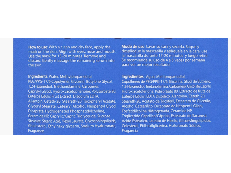 Celavi Acai Berry Facial Mask, 0.74 oz/20 g, 1 Count