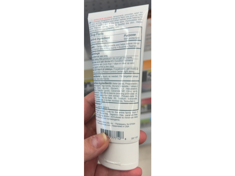 Avene XeraCalm Calming Relief Balm, Colloidal Oatmeal, 3.3 fl oz/100 mL