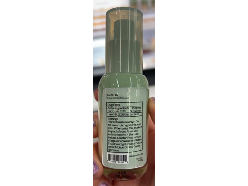 Versed Skin Solution Multi-Serum Skin Tint, SPF 40, 2N Light Neutral, 1 fl oz/30 mL