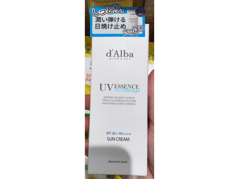 d'Alba Piedmont UV Essence Waterfull + Sun Cream, SPF 50 + Pa ++++, 50 mL