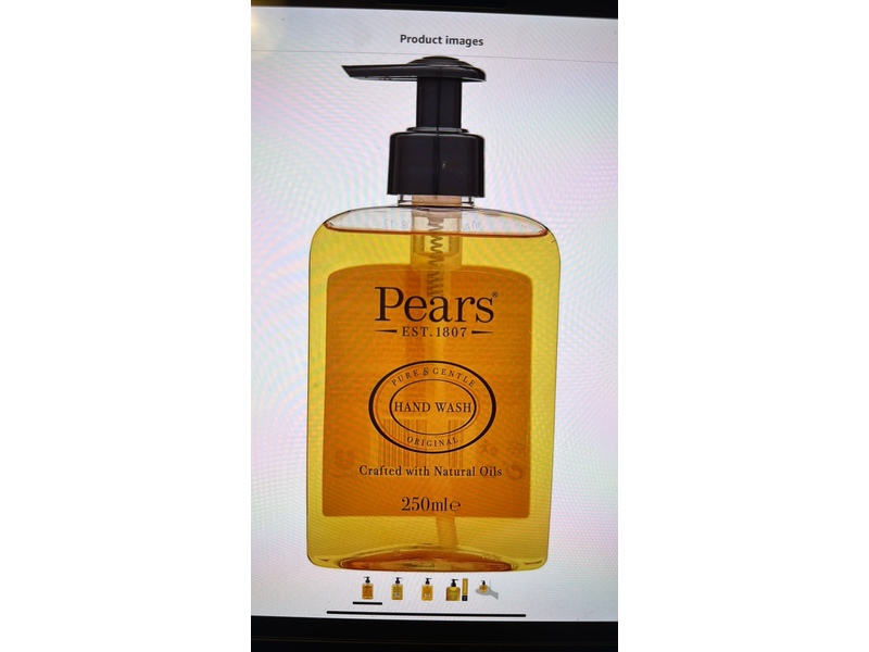 Pears Hand Wash, Natural Oils, 8.41 fl oz/250 mL