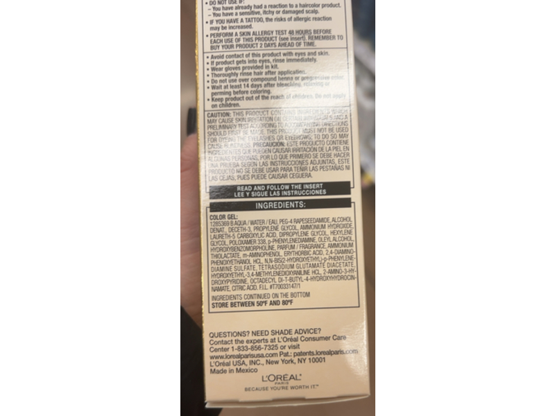 L'Oreal Paris Superior Preference Permanent Hair Color, 2 Natural Black, 1 Application