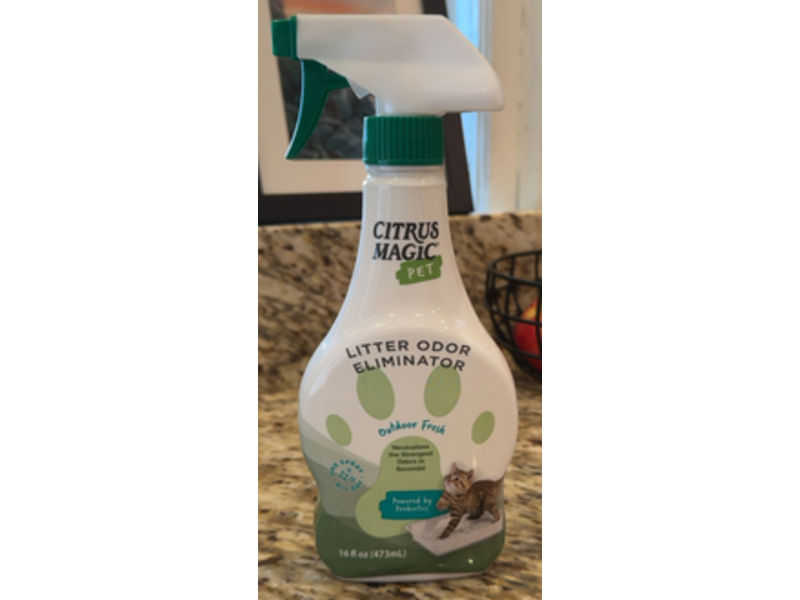 Citrus Magic Pet Little Odor Eliminator, Outdoor Fresh, 16 fl oz/473 mL