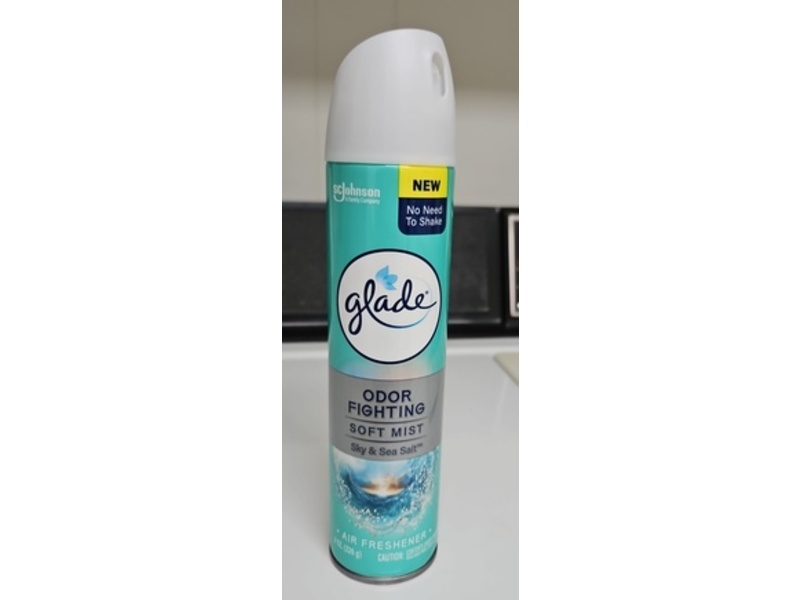 Sc Johnson Glade Odor Fighting Soft Mist, Sky & Sea Salt, 8 oz/226 g