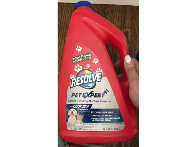 Resolve Pet Expert Carpet Cleaner Machine Formula, 48 fl oz/1.42 L