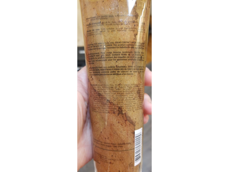 Hempz Herbal Body Scrub, Sandalwood & Apple, 9 fl oz/265 ml