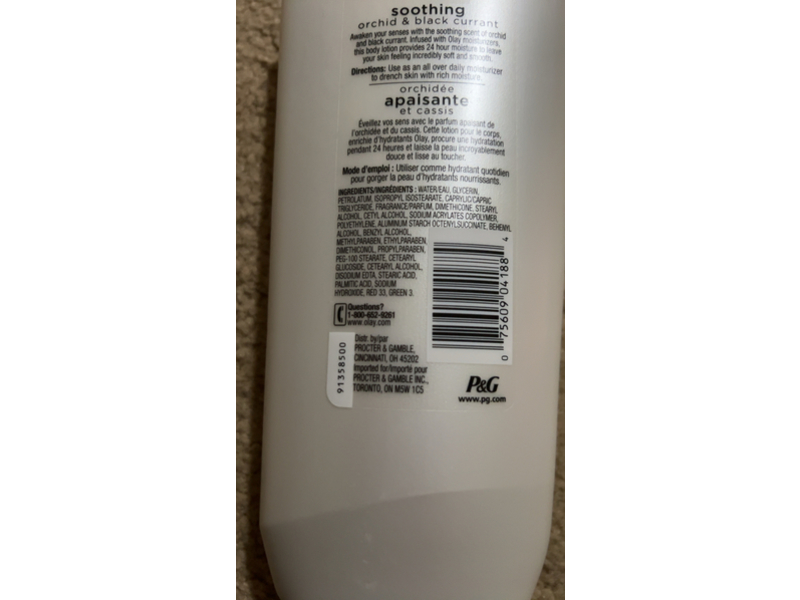 Olay Body Lotion, Soothing, 20.2 fl oz/600 mL
