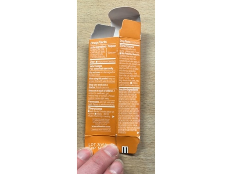 Shiseido Urban Environment Invisible Protection Sunscreen, SPF 42, Broad Spectrum, 0.23 oz/7 mL
