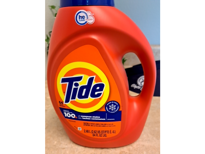 Tide Liquid Detergent, Original, 64 Loads, 84 fl oz/2.48 L