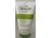 Simple Moisturising Facial Wash, Pro-Vitamins B5+E, 150 mL - Image 3