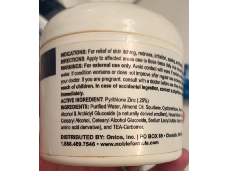 Noble Formula Maximum Medicated Strength Cream, 4 oz/120 mL