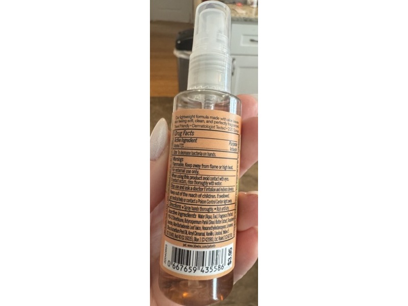 Bath & Body Works Anti Bacterial Hand Spray, Pineapple Mango, 1 fl oz/29 mL