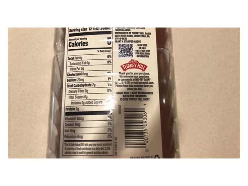 Turkey Hill Dairy Diet Green Tea with Ginseng & Honey