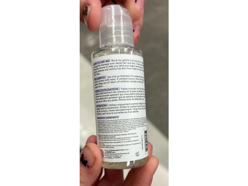 Honest Calm Shampoo + Body Wash, Lavender, 2.0 fl oz/59 mL