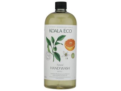 Koala Eco Hand Wash Refill, Mandarin Lemon & Pink Grapefruit Essential Oil, 33.8 fl oz/1 L