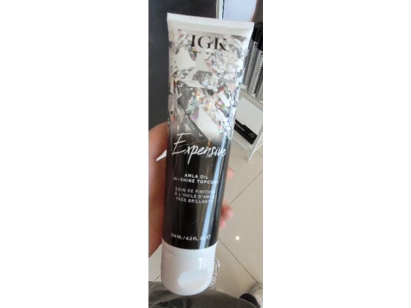 IGK Expensive Alma Oil Hi-Shine Topcoat, 4.2 fl oz/124 mL