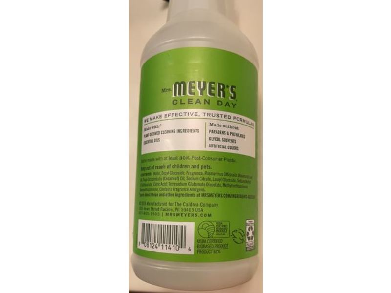 Mrs. Meyer's Clean Day Multi-Surface Everyday Cleaner, Fresh Cut Grass Scent, 16 fl oz/473 mL