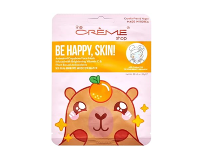 The Creme Shop Be Happy Animated Face Mask, 0.88 oz/25 g, Pack Of 3