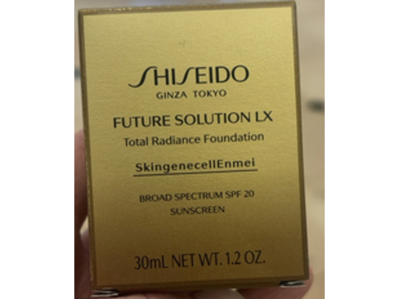 Shiseido Future Solution LX Total Radiance Foundation, Rose 3 , SPF 20, 1.2 oz/30 mL
