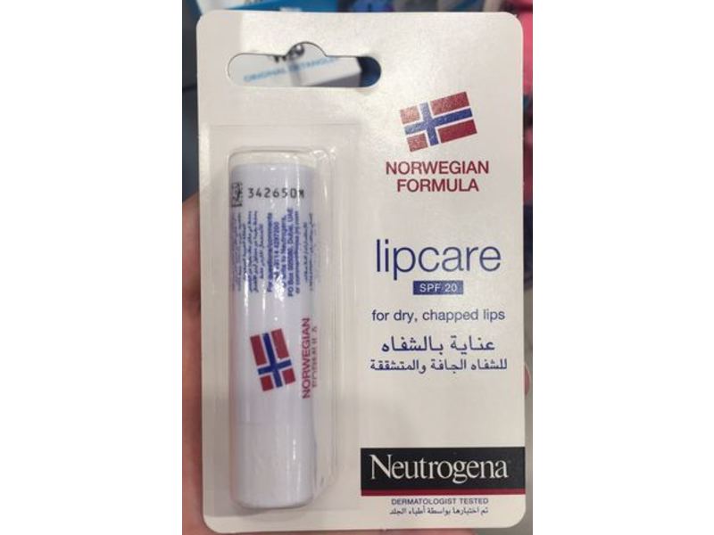 Neutrogena Norwegian Formula Lipcare, SPF 20, 4.8 g