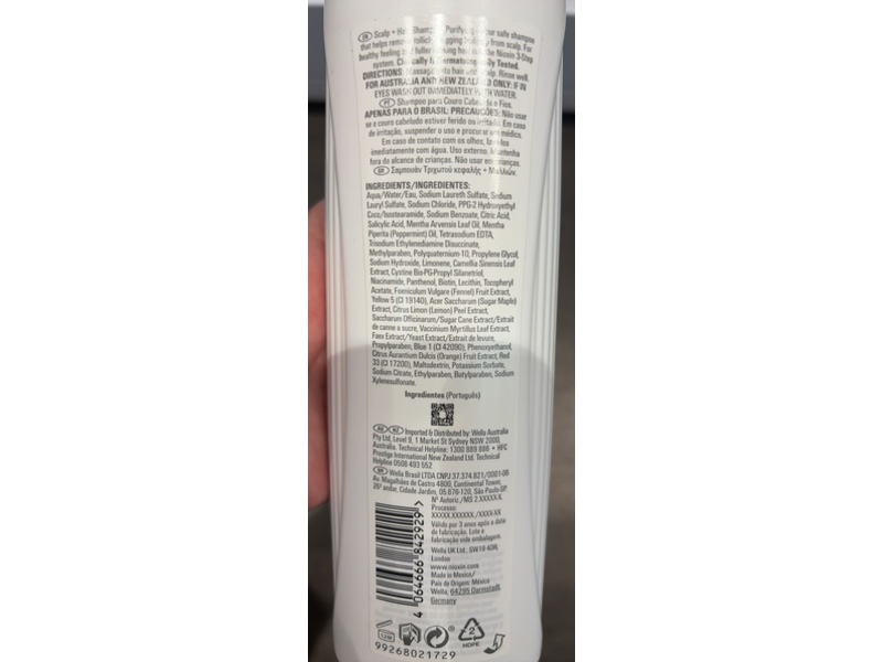 Nioxin Scalp + Hair Shampoo, System 4, 10.1 fl oz/300 mL