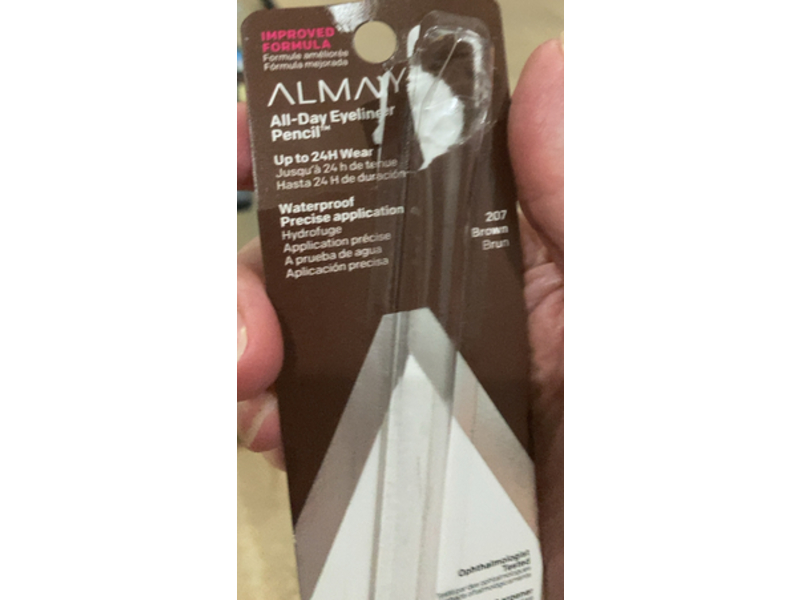 Almay Eyeliner Pencil, Brown 207, 0.01 oz, Pack Of 5