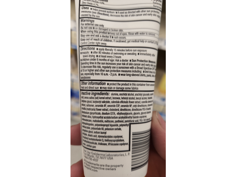 Cetaphil Sheer Mineral Sunscreen, Paraben And Fragrance Free, SPF 50, 3 fl oz/89 mL