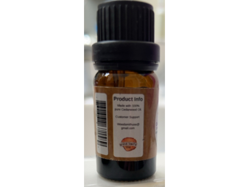 Wood Smith USA 100 % Natural & Pure Strongest Therapeutic Grade Essential Oil, Cedarwood Oil, 10 mL