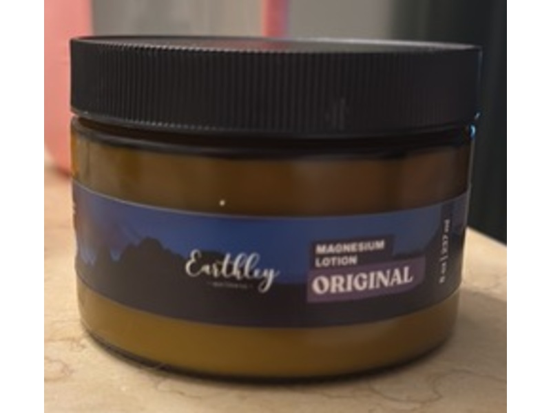 Earthley Wellness Magnesium Lotion, Original, 8 oz/237 mL