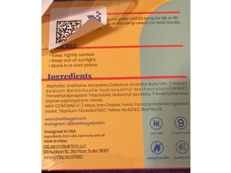 Beetles Gel Nail Polish Kit, Pink Flamingo CL127, 1.5 fl oz/45 mL, 6 Count