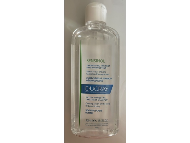 Ducray Sensinol Physio-Protective Treatment Shampoo, 13.5 fl oz/400 mL