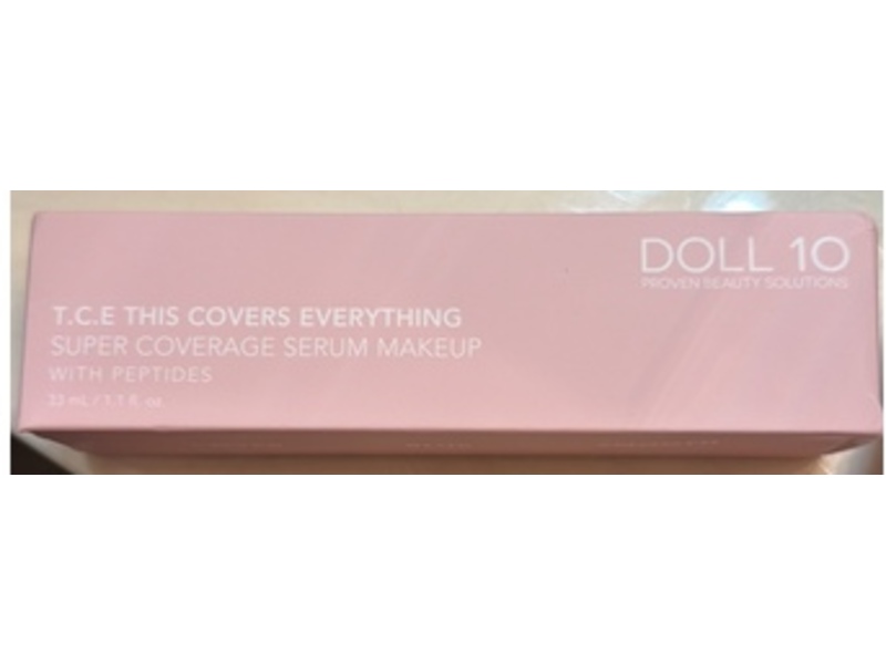 Doll 10 T.C.E This Covers Everything Super Coverage Serum Makeup, Deep, 1.1 fl oz/33 mL
