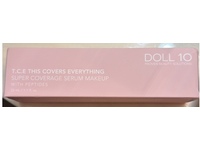 Doll 10 T.C.E This Covers Everything Super Coverage Serum Makeup, Deep, 1.1 fl oz/33 mL - thumbnail 2