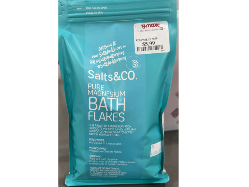 Salts & Co. Pure Magnesium Bath Flakes, 750 g