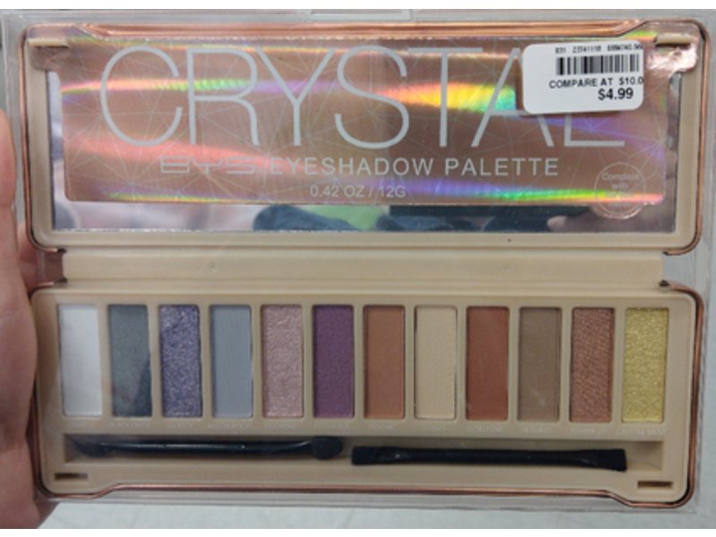 BYS Crystal Eyeshadow Palette, 0.42 oz / 12 g