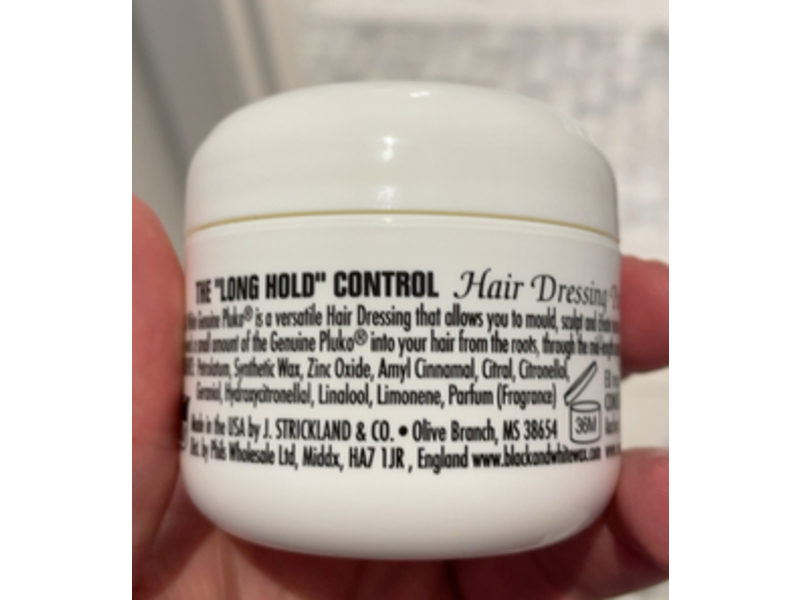 Black & White Genuine Pluko Hair Dressing Pomade, 50 mL