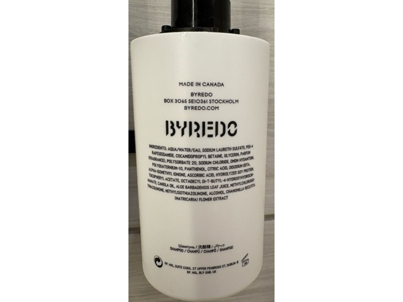 Byredo Hair Shampoo, Mojave Ghost, 15.2 fl oz/450 mL